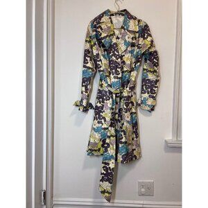 Abercrombie & Fitch *Super Rare* Y2K Colorful Logo Trench Coat